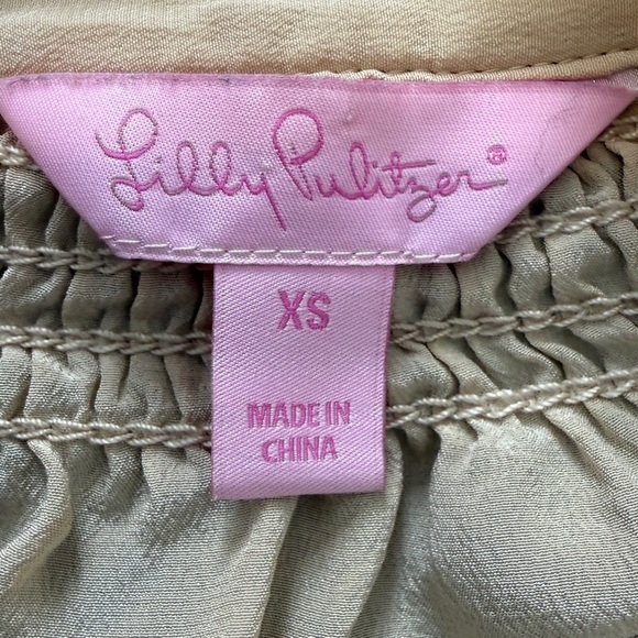 Lilly Pulitzer Silk Blouse with Button Detail - Picture 4 of 5